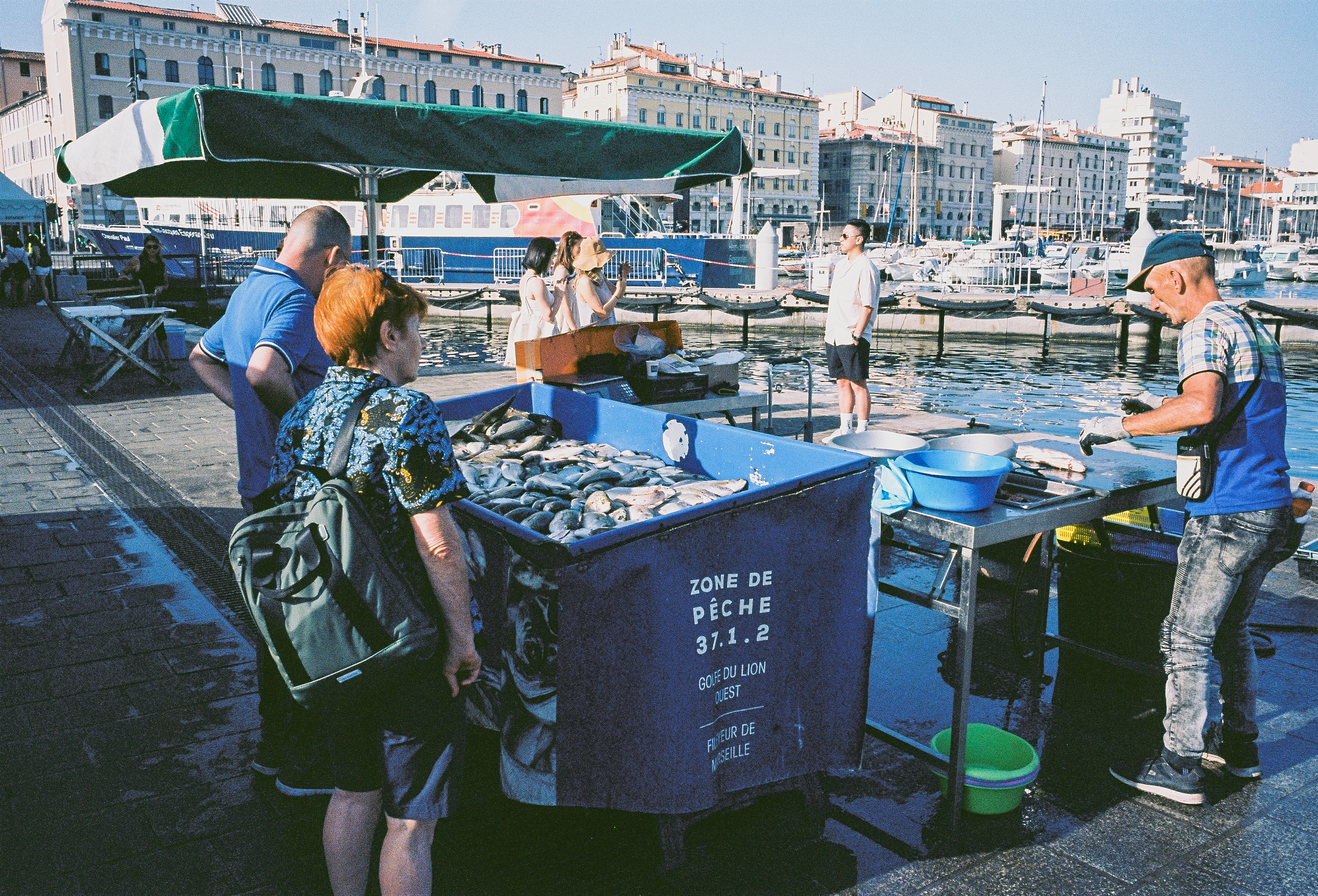 La vente aux poissons